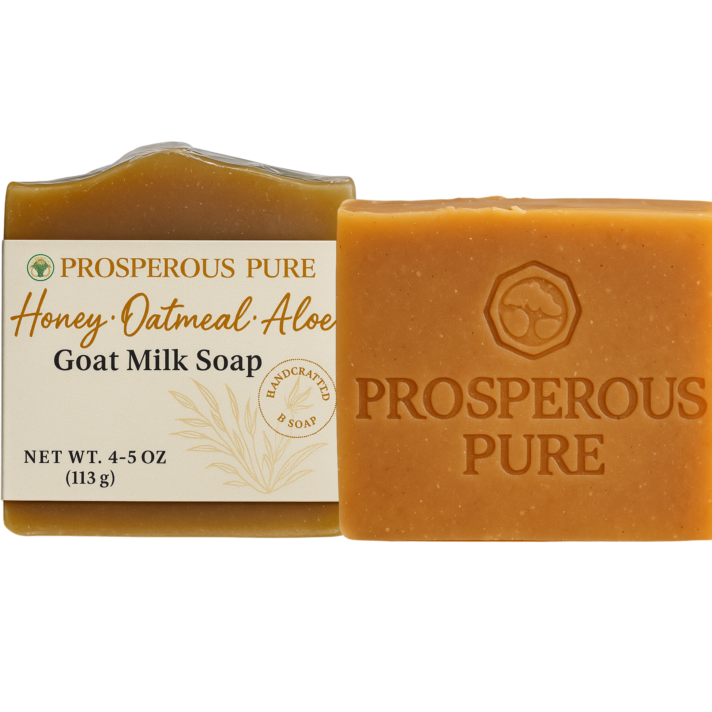 Honey Oatmeal  Aloe Goat Milk Soap