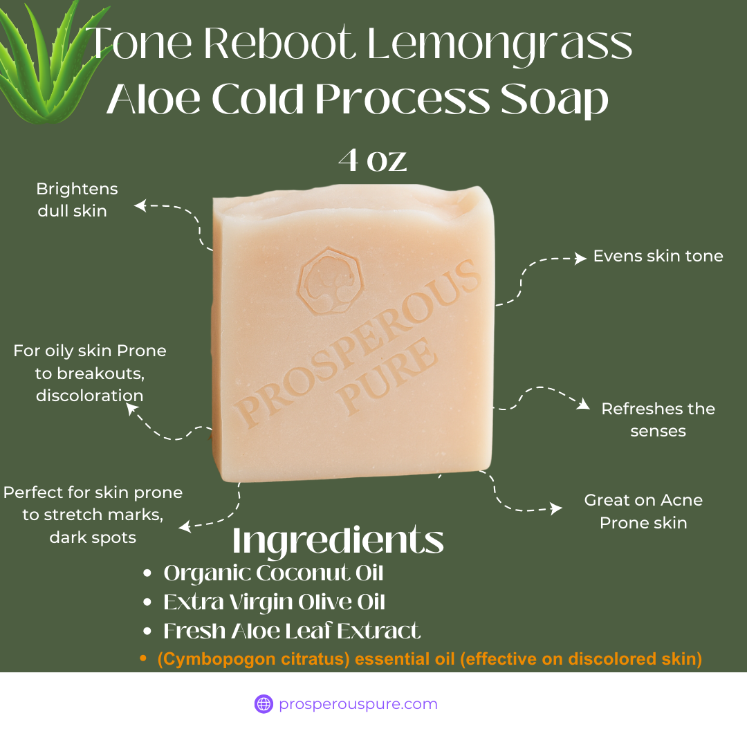 Soap for stretch marks, discolored skin